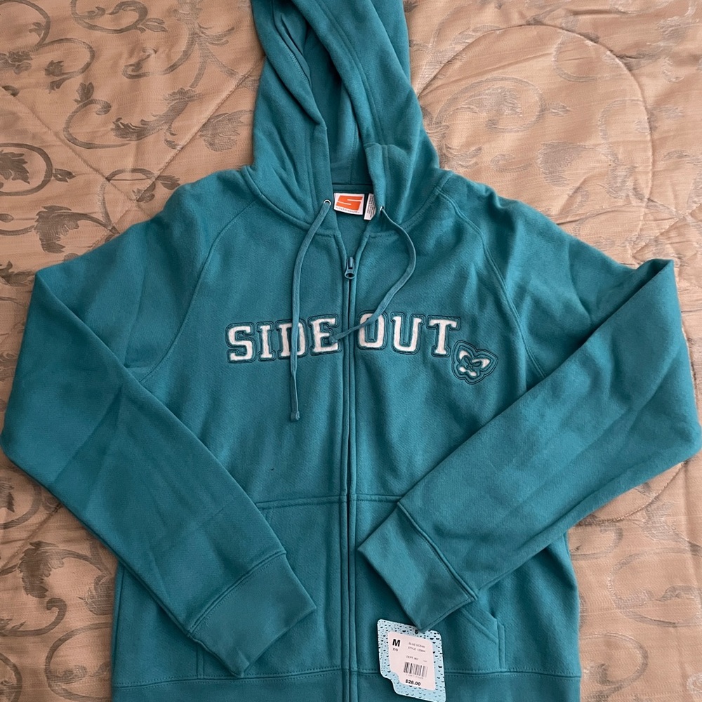 [Last Act] SIDEOUT FLEECE HOODIE ZIP JACKET KIDS GIRLS SIZE M